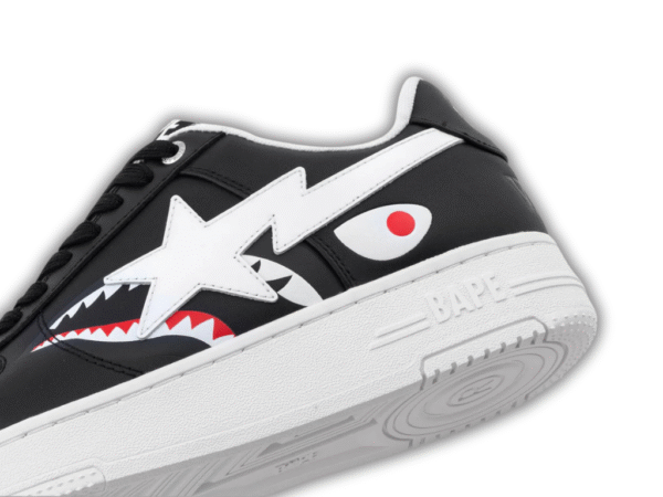 BAPE Men's and Women's STA Shark #2 Sneakers – New, bold colors with the famous shark motif 