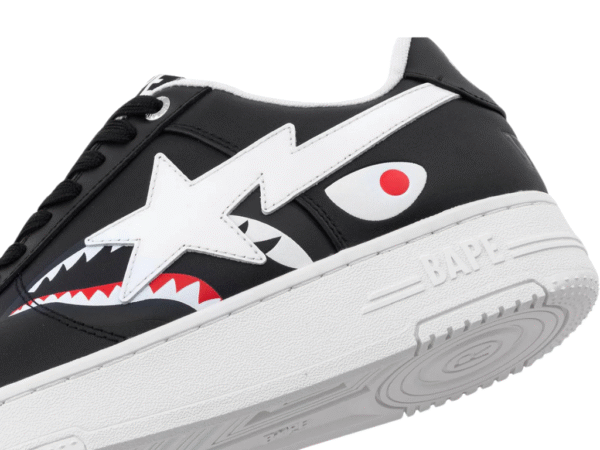 BAPE Men's and Women's STA Shark #2 Sneakers – New, bold colors with the famous shark motif 