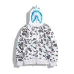 BAPE Shark Head Star-Spotted Sweatshirt