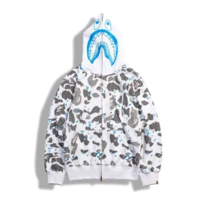 BAPE Shark Head Star-Spotted Sweatshirt