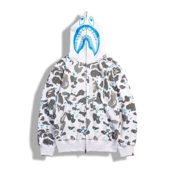 BAPE-Shark-Head-Star-spotted-Sweatshirt-BAPE-Hoodies-345 BAPE Shark Head Star-Spotted Sweatshirt