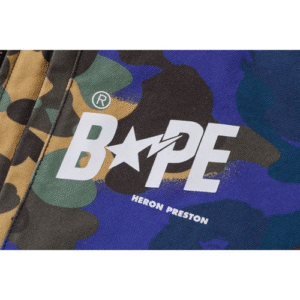 Bape X Heron Preston Mix 1st Camo Duck Tracker Jacket M1