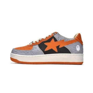 BAPESTA Low Orange Sneakersv