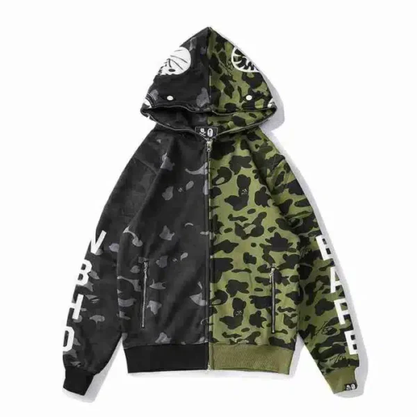 BAPE x Neighborhood Camo Hoodie